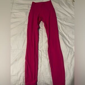 Lululemon sonic pink leggings